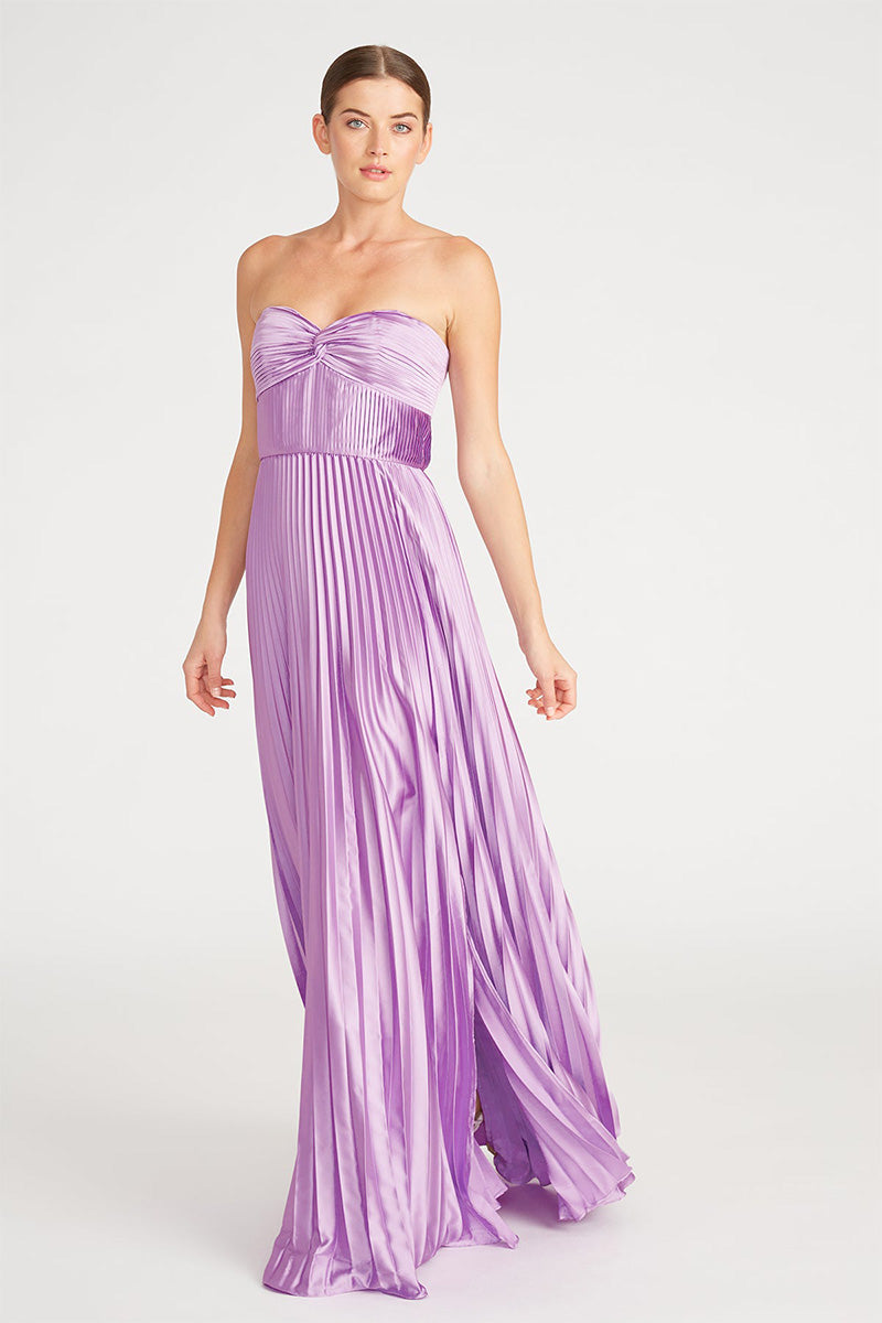 STEF PLEATED GOWN