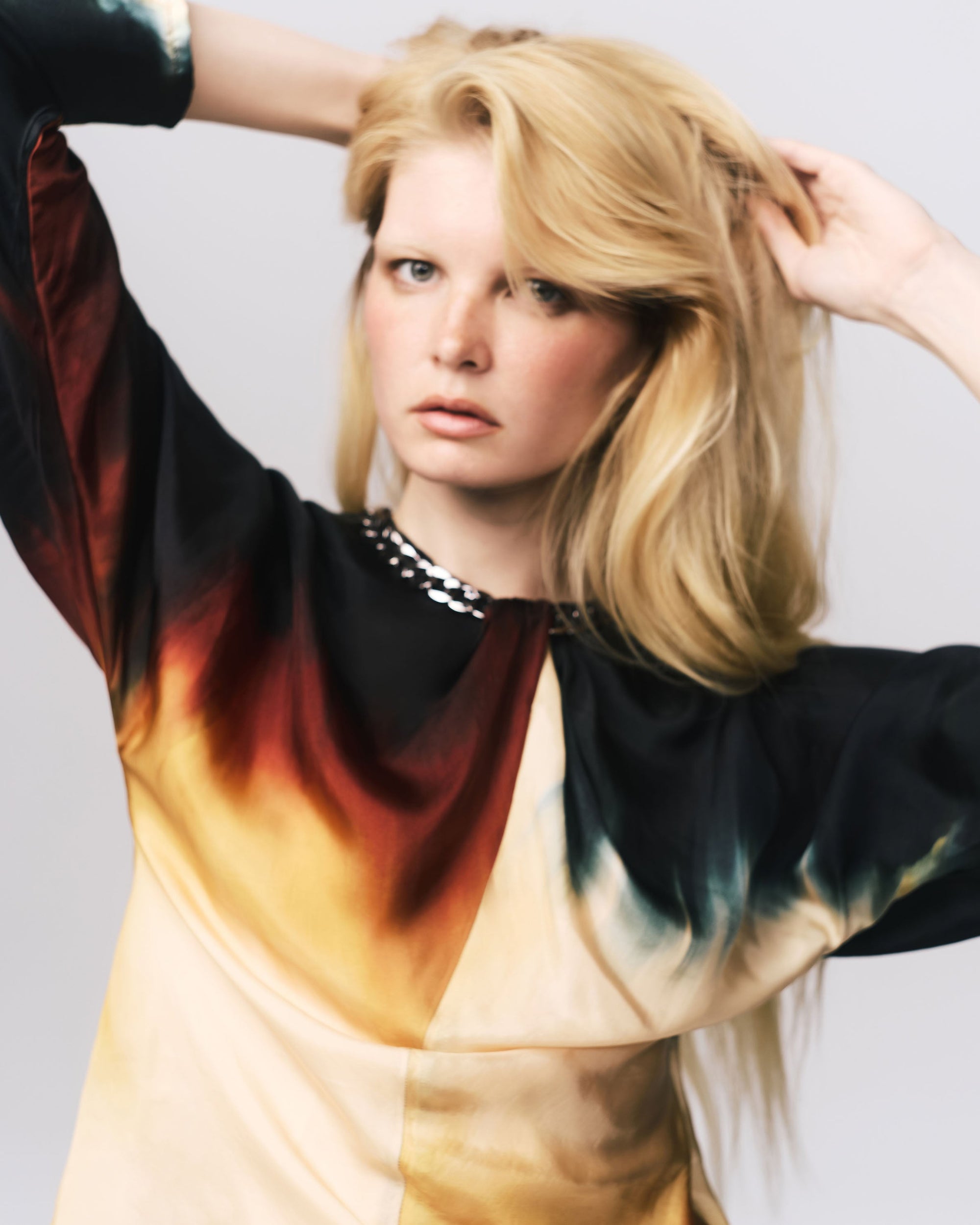 KLOTHO NECKLACE DRAPED TOP