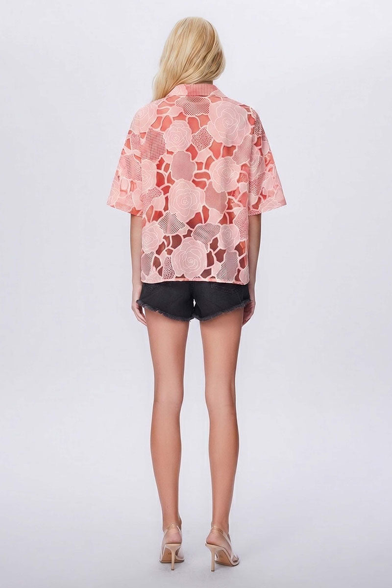 OURANIA OVERSIZED DRAPED SHIRT