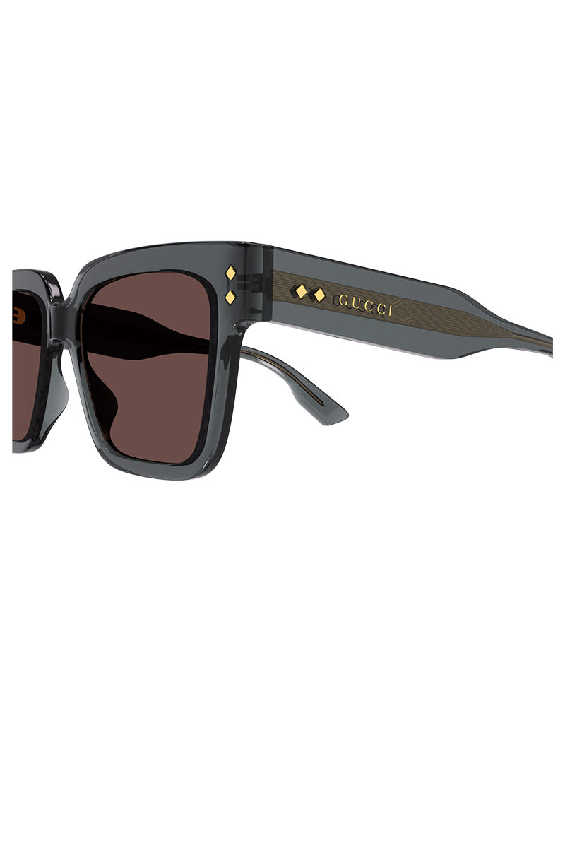 Double G rectangular sunglasses in white - Gucci | Mytheresa