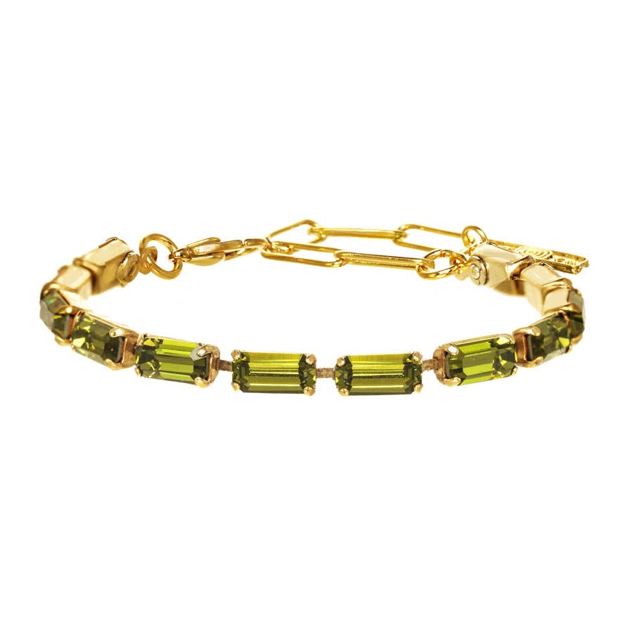 Keoni Bracelet in Emerald: Olive