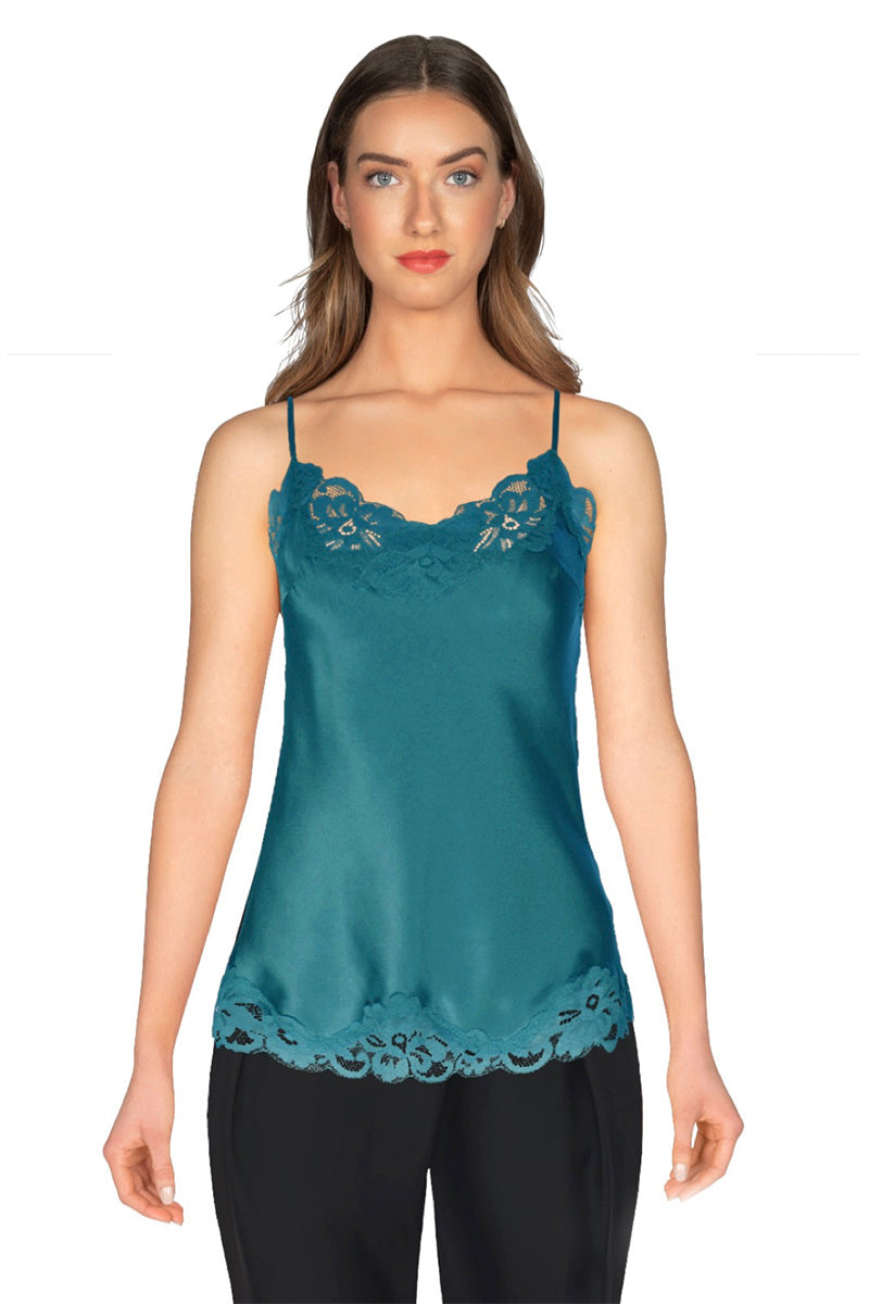 Women Camisole Cami Tank Top Embroidery Floral Lace Ethnic Loose Cotton