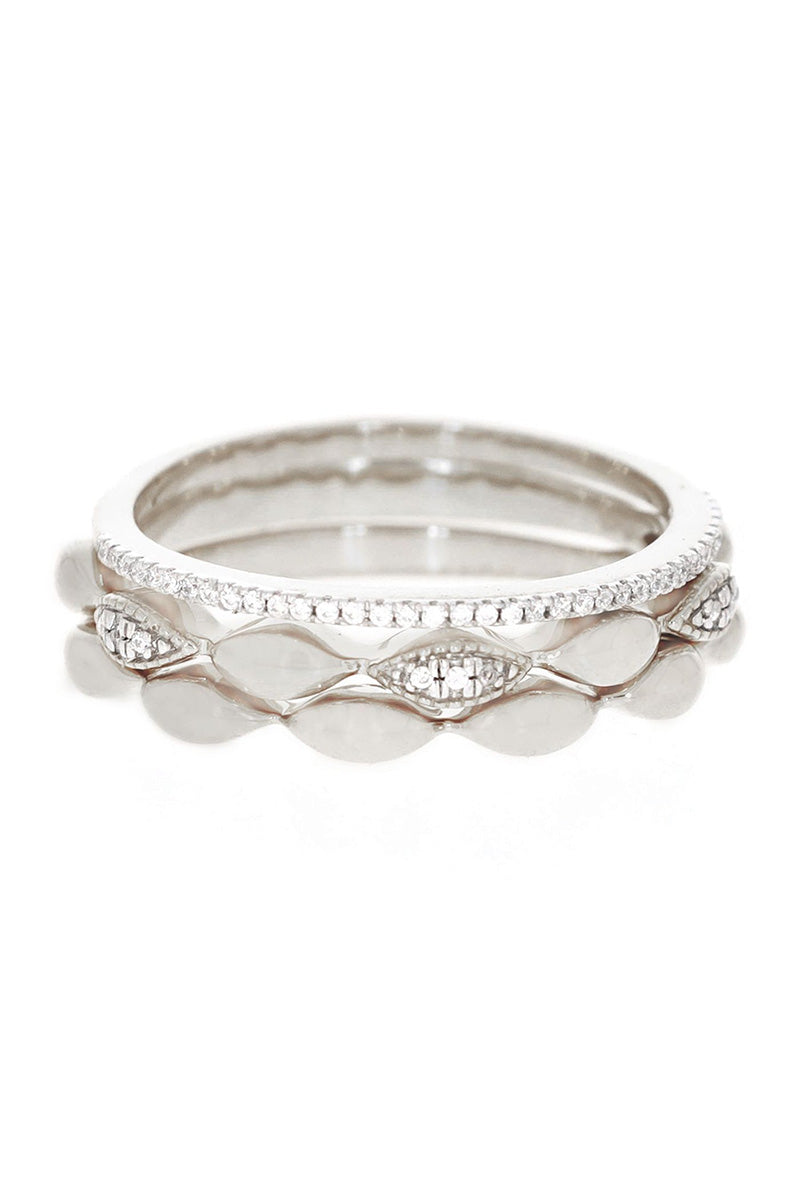 OVAL TRIPLE RING STACK