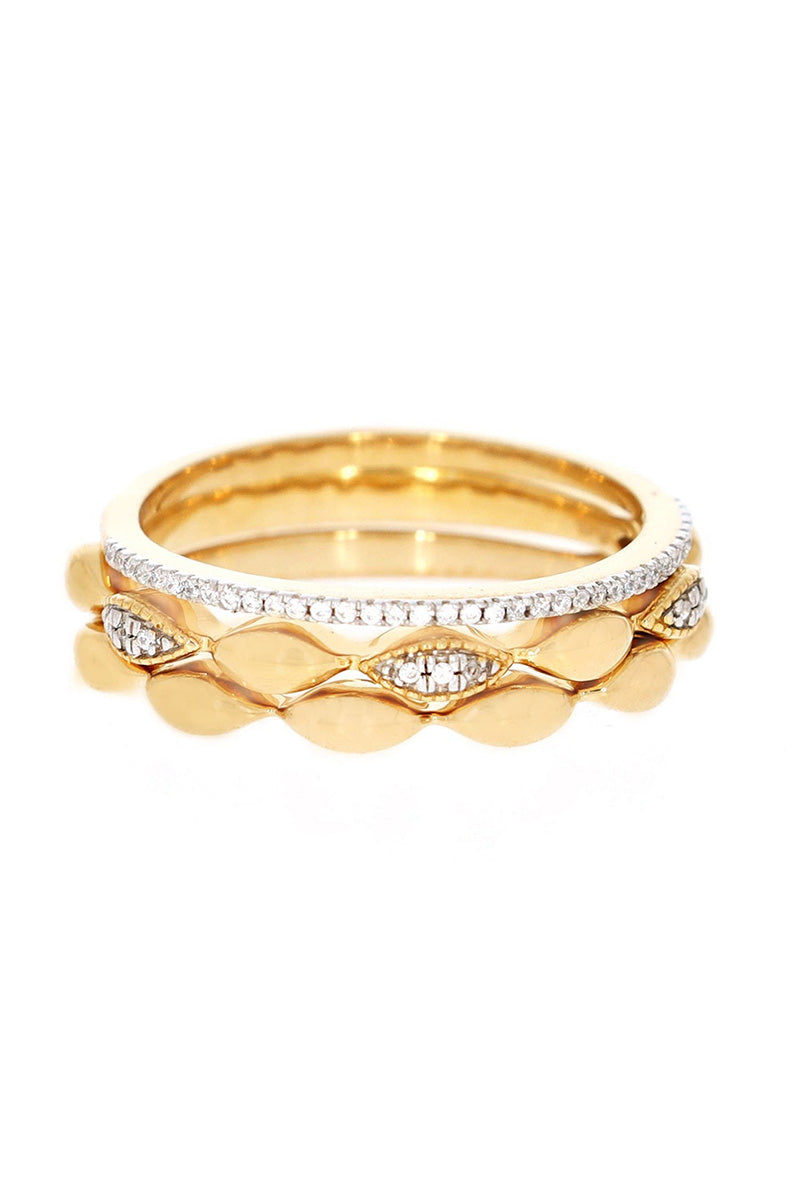 OVAL TRIPLE RING STACK